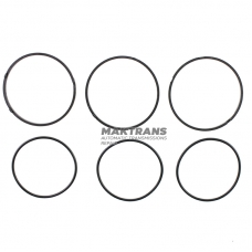 Комплект уплотнительных колец ступицы масляного насоса GM 6L45 6L80 6L90 — (3 пластиковых разрезных кольца, 3 резиновых кольцо O-Ring)