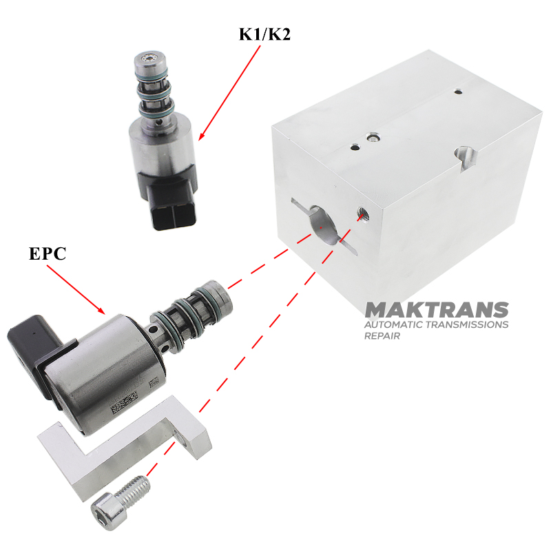 Адаптер для перевірки соленоїдів Electronic Pressure Control (K1 K2 EPC) / 0CK 0CL 0СJ DL382