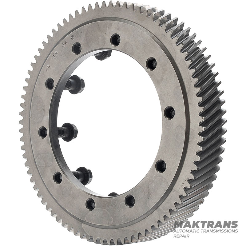 Косозубая шестерня дифференциала JATCO JF404 / RE4R05A 001498081B — 81 зуб (нар.Ø 201.85 mm)