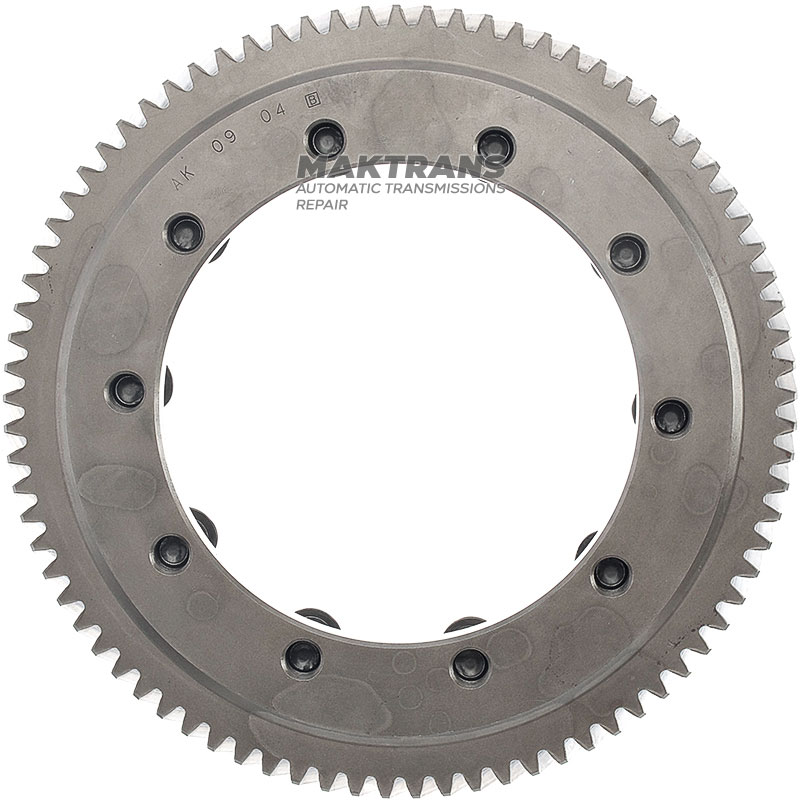 Косозубая шестерня дифференциала JATCO JF404 / RE4R05A 001498081B — 81 зуб (нар.Ø 201.85 mm)