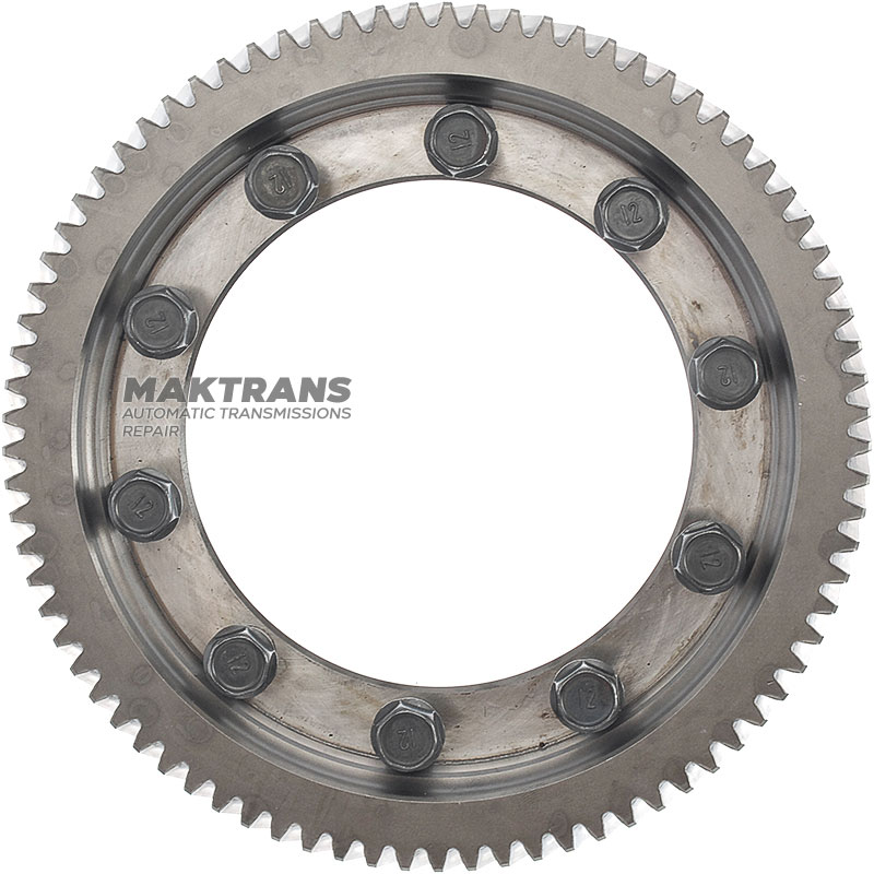 Косозубая шестерня дифференциала JATCO JF404 / RE4R05A 001498081B — 81 зуб (нар.Ø 201.85 mm)