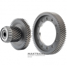 Главная пара дифференциала TOYOTA U660E  4122133160 3570533020 — 21 зуб (нар.Ø 72.10 mm) / 69 зубьев (нар.Ø 214.55 mm)
