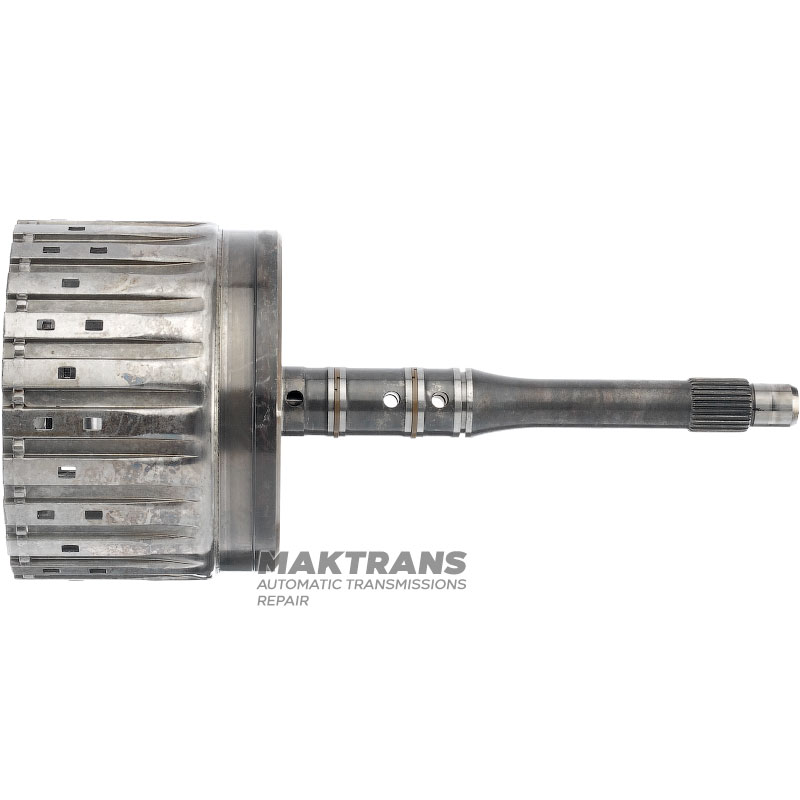 Вал входной с барабаном сцепления E Clutch ZF 6HP26 ZF 6HP28 1068171034 — общая высота 308 mm, нар.Ø вала 30 mm, без дисков (для комплекта на 7 фрикционов)