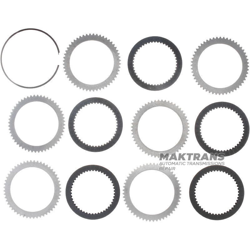 Комплект сталевих та фрикційних дисків C1 Clutch SsangYong DSI-6 / DSI M78 0578-166053 – 5 фрикційних дисків (загальна товщина комплекту 24.60 mm)