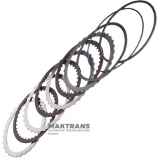Комплект сталевих та фрикційних дисків Forward Clutch JATCO CVT – 3 фрикційні диски (загальна товщина комплекту 13 mm)