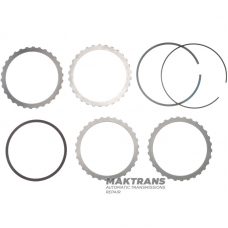 Комплект сталевих дисків Forward Clutch JATCO CVT JF011E - 3 сталеві диски (товщина 1.40 mm), 1 опорний диск (товщина 4.20 mm)