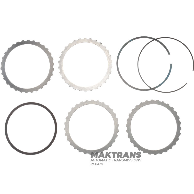 Комплект сталевих дисків Forward Clutch JATCO CVT JF011E - 3 сталеві диски (товщина 1.40 mm), 1 опорний диск (товщина 4.20 mm)