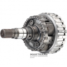 Выходной вал / планетарная передача No.4 / барабан D Clutch (без дисков) DODGE-CHRYSLER 845RE 850RE — 23 шлица (нар.Ø 30.80 mm), общая высота 229 mm, 4 сателлита (37 зубьев)