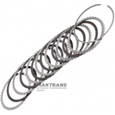 Комплект сталевих та фрикційних дисків K1 Clutch Aisin Warner TF-60SN/VAG 09G – 6 фрикційних дисків (загальна товщина комплекту 23.60 mm)