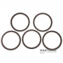 Комплект фрикционных дисков K3 Clutch TR-60SN 09D — 5 фрикционных дисков