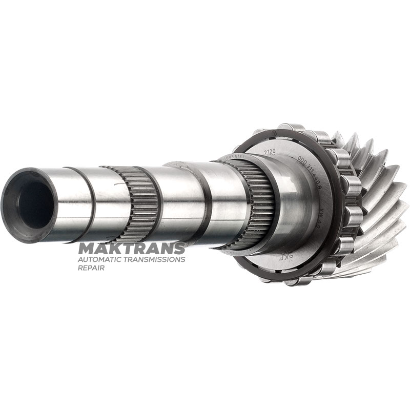 Вихідний вал №2 VAG eHybrid DQ400 0DD — довжина валу 238 mm, 22 зуби (нар.Ø 72.60 mm)