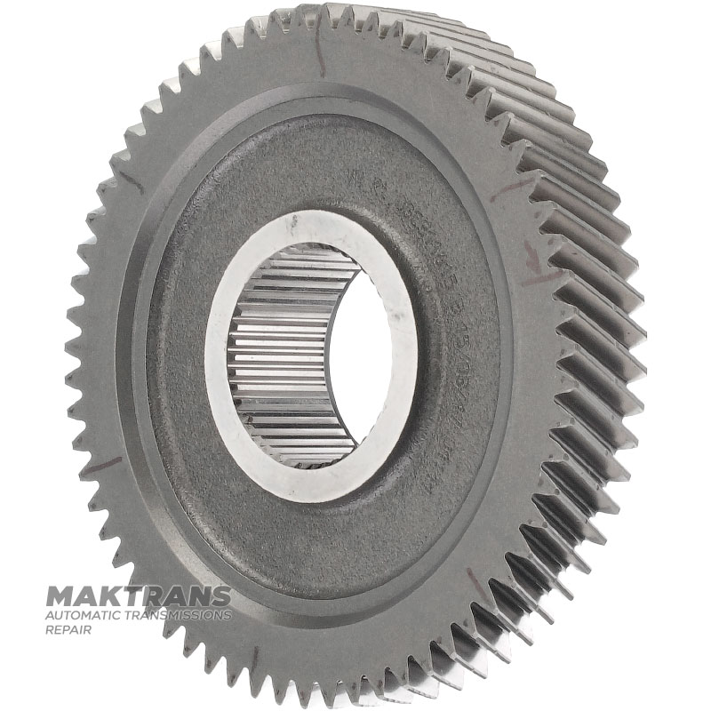 Шестерня 7 передачи VAG DSG DQ381 0GC 0GC311615B — 63 зуба (нар.Ø 111.45 mm), 44 шлица