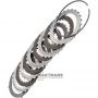 Барабан K3 Clutch Mercedes-Benz 722.6 A1402721931 — 4 двосторонні фрикційні диски (загальна товщина комплекту 22.70 мм)