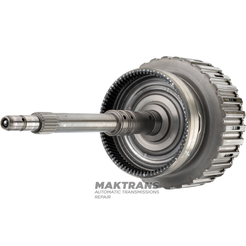 Входной вал / барабан K2 Clutch 722.6 Mercedes-Benz — общая высота 354 мм, 78 зубьев кольцевая шестерня, 5 фрикционных дисков (общая толщина комплекта 30.35 мм)