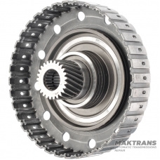 Барабан OVERDRIVE Clutch (пустой, без поршней и дисков) / солнечная шестерня планетарной передачи OVERDRIVE HYUNDAI KIA A6MF1 455143B652 — 25 зубьев (нар.Ø 40.85 мм), 19 шлицев
