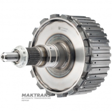 Выходной вал RWD (2WD) / барабан K27 Clutch NISSAN GE9R01A / JATCO JR913E — 5 фрикционных дисков, общая высота 197 мм (30 шлицев, нар.Ø 31.65 мм)