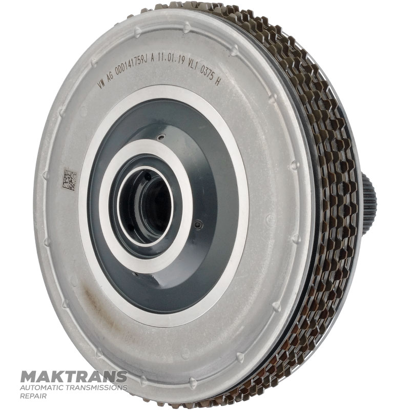 Барабан ENGINE Clutch (Gen2) VAG eHybrid 0DD DQ400 0DD141759J — 5 фрикционных дисков, 40 шлицев (нар.Ø 33.60 мм)