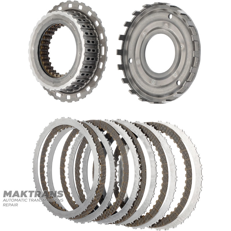 Подвійне мокре зчеплення VAG eHybrid 0DD DQ400 0DD141040D 0DD141280D 0DD141070C 0DD141042D 0DD141080C — K1 Clutch 5 фрикційних дисків (товщина пакету 20 . дисків (товщина пакета 24.10 мм)