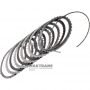 Комплект стальных и фрикционных дисков 3-5-R Clutch 6L45 / 6L50 24225569 24237663 — 4 фрикционных диска (общая толщина комплекта 22.90 мм)