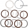Комплект стальных и фрикционных дисков 4th Clutch MAZDA CX-90 / CX-60 2.5L-3.3L HYBRID — 6 фрикционных дисков (общая толщина комплекта 31 мм)