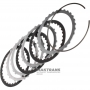 Комплект сталевих та фрикційних дисків Reverse Clutch A4CF1 4554423300 4554423300 — 3 фрикційні диски (загальна товщина комплекту 18.30 мм)