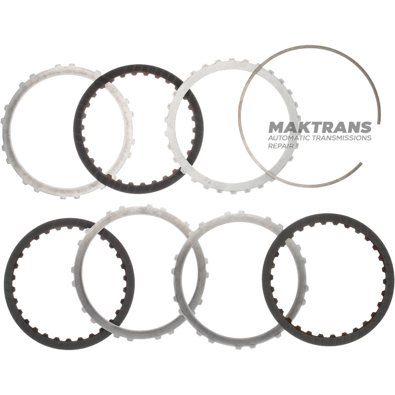 Комплект сталевих та фрикційних дисків Reverse Clutch A4CF1 4554423300 4554423300 — 3 фрикційні диски (загальна товщина комплекту 18.30 мм)