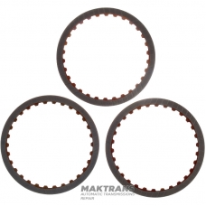 Комплект фрикційних дисків Reverse Clutch A4CF1 4554423300 — 3 фрикційні диски (нар.Ø 149 мм, 30 зубів, товщина 1.70 мм)