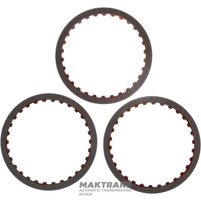 Комплект фрикційних дисків Reverse Clutch A4CF1 4554423300 — 3 фрикційні диски (нар.Ø 149 мм, 30 зубів, товщина 1.70 мм)