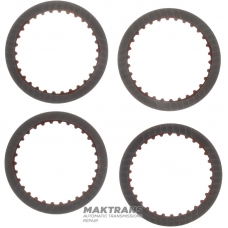 Комплект фрикційних дисків Overdrive Clutch A4CF1 4552423000 — 4 фрикційні диски (нар.Ø 137 мм, 30 зубів, товщина 1.70 мм)