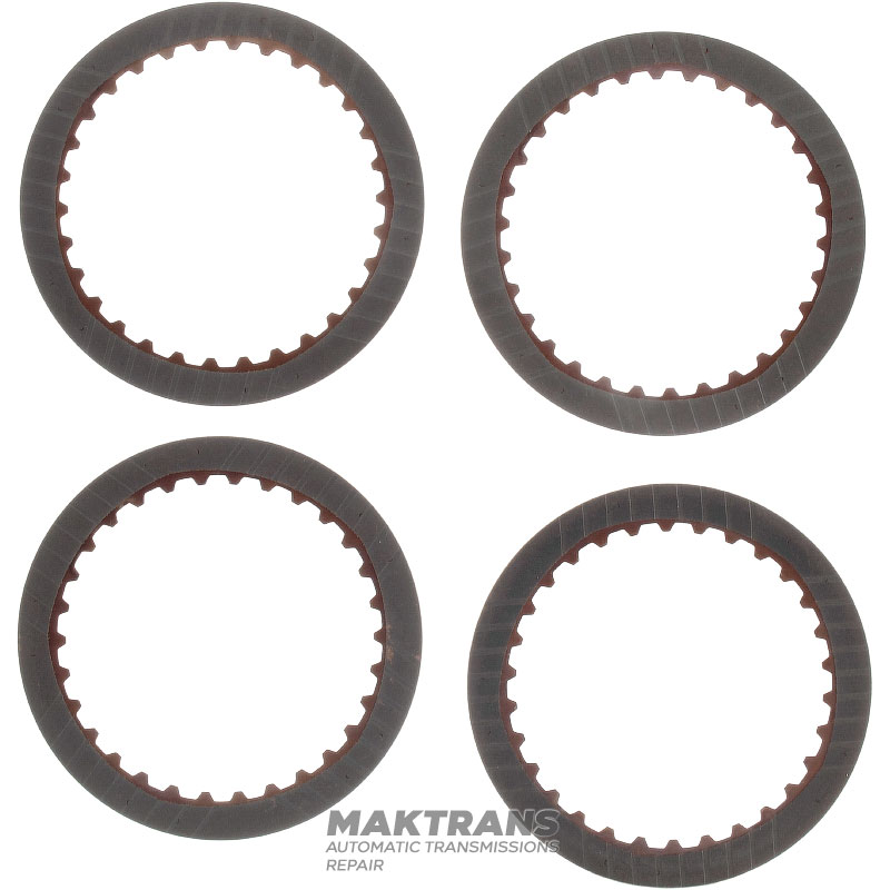 Комплект фрикційних дисків Overdrive Clutch A4CF1 4552423000 — 4 фрикційні диски (нар.Ø 137 мм, 30 зубів, товщина 1.70 мм)