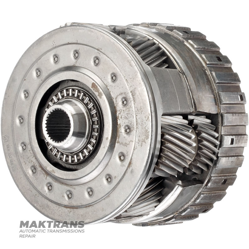 Задняя планетарная передача (без кольцевой шестерни) ZF 6HP26 6HP28 1068332060818 — солнечные шестерни 38 зубьев (нар. Ø 73.10 мм) / 31 зуб (нар.Ø 60.30 мм)