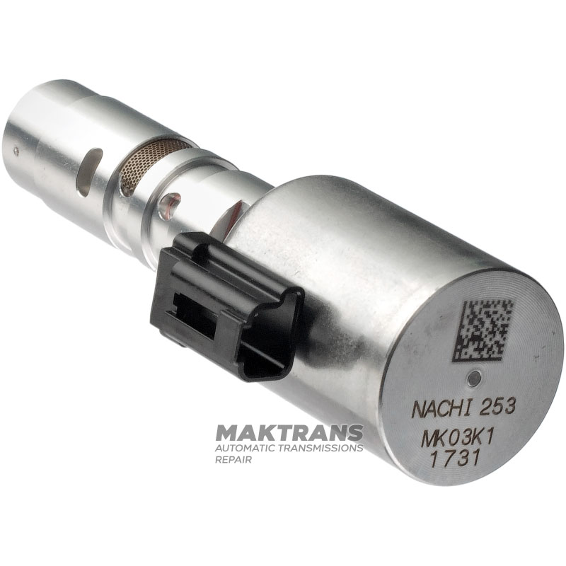 Соленоид давления гидроблока TOYOTA CVT K120 3541012880 NATCHI 253 — (общая высота 87.90 мм, Ø катушки 25.85 мм)
