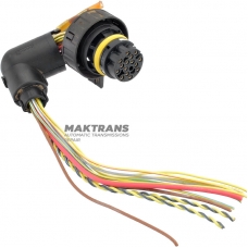 Роз'єм з проводами ZF 6HP19 6HP21 (BMW X1 35iX VM53 N55) 12537598066 12537598063 7522996 — (пін №8 порожній)