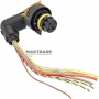 Роз'єм з проводами ZF 6HP19 6HP21 (BMW X1 35iX VM53 N55) 12537598066 12537598063 7522996 — (пін №8 порожній)