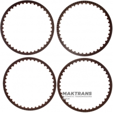Комплект фрикційних дисків B08 Brake NISSAN GE9R01A/JATCO JR913E, Mercedes-Benz 725.0 A 7252720026 - 4 диски (нар.Ø 169 мм, товщина 1.65 мм, 36 зубів)