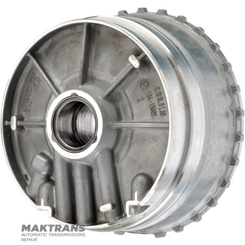 Барабан B2 Clutch (пустой, без дисков) Merceds-Benz 722.6 A1402720732 A1402720632— (общая высота 106 mm, высота от поршня до стопорного кольца 26 мм)