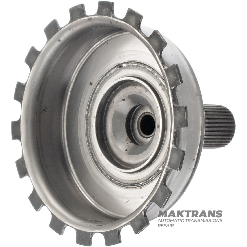 Проміжний вал із фланцем ZF 5HP19 5HP19A 1056 232 085 — (загальна висота 111 мм, 34 шліци (нар.Ø 27.50 mm)