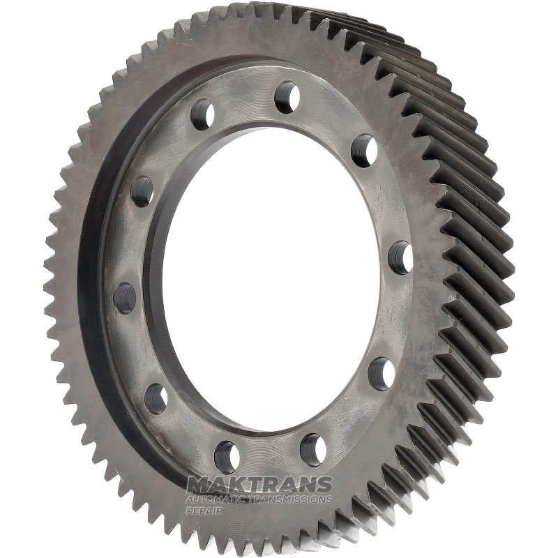 Косозуба шестерня диференціала JATCO JF403E / NISSAN RE4F04A RE4F04B RE4F04V - 68 зубів (1 насічка, нар.Ø 216.80 мм), 10 отворів кріплення