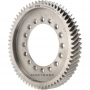 Косозубая шестерня дифференциала FORD HF45 HF55 eCVT PZ18-7F343-BB — 64 зуба (нар.Ø 248.75 мм, 2 насечки, ширина 34.70 мм), 16 крепежных отверстий