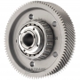 Промежуточный вал дифференциала FORD HF45 eCVT PZ18-7H348-BA PZ18-7H346-BC 238296397 20557198 — ведущая шестерня 19 зубьев (нар.Ø 81.65 мм, 2 насечки), ведомая шестерня 89 зубьев (нар.Ø 149.75 мм, без насечек)