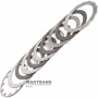 Комплект стальных и фрикционных дисков 2-3-4-6 Brake (B3) 316661XJ0A 316623SX0B 316651XJ0C 316671XJ1C — 4 фрикционных диска (36 зубьев), общая толщина комплекта 18.05 мм