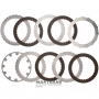 Комплект стальных и фрикционных дисков 2-3-4-6 Brake (B3) 316661XJ0A 316623SX0B 316651XJ0C 316671XJ1C — 4 фрикционных диска (36 зубьев), общая толщина комплекта 18.05 мм