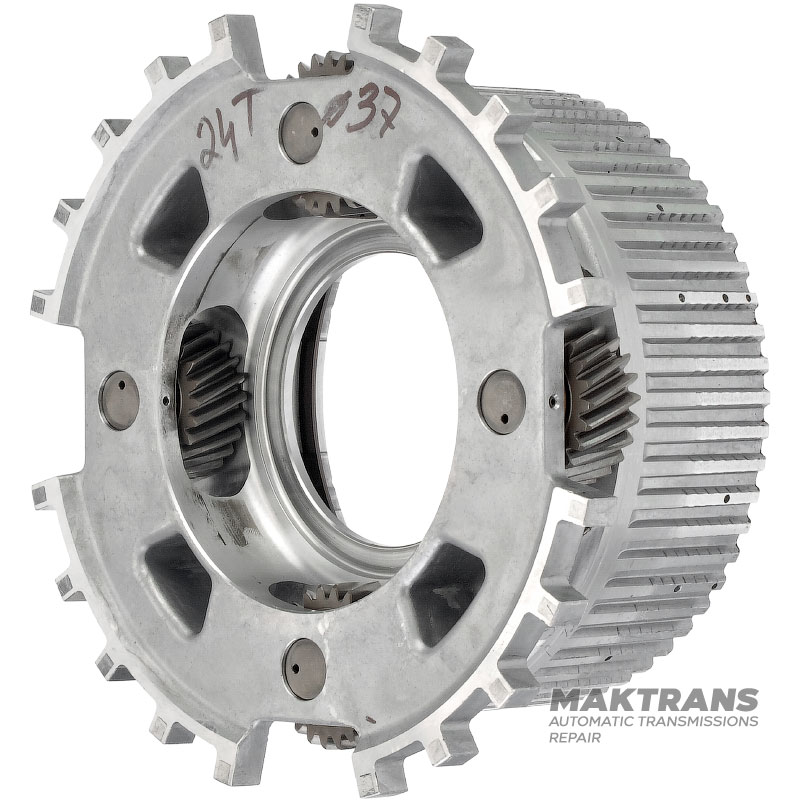 Задняя планетарная передача NISSAN RE5R05A RE7R01A / JATCO JR710E JR507A — 4 сателлита (24 зуба, нар.Ø 36.90 мм), под кольцевую шестерню P3 с шириной зуба венца 12 мм