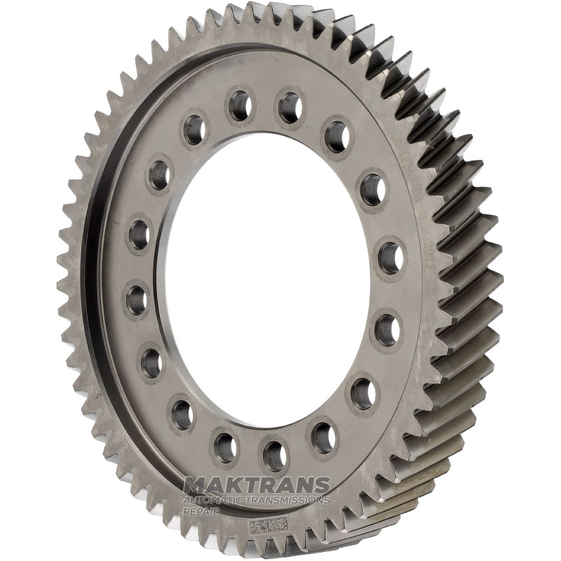 Косозуба шестерня диференціала FORD HF45 eCVT LX68-7F343-BB — 61 зуб (нар.Ø 225.85 мм), ширина 29.85 мм, 16 отворів кріплення
