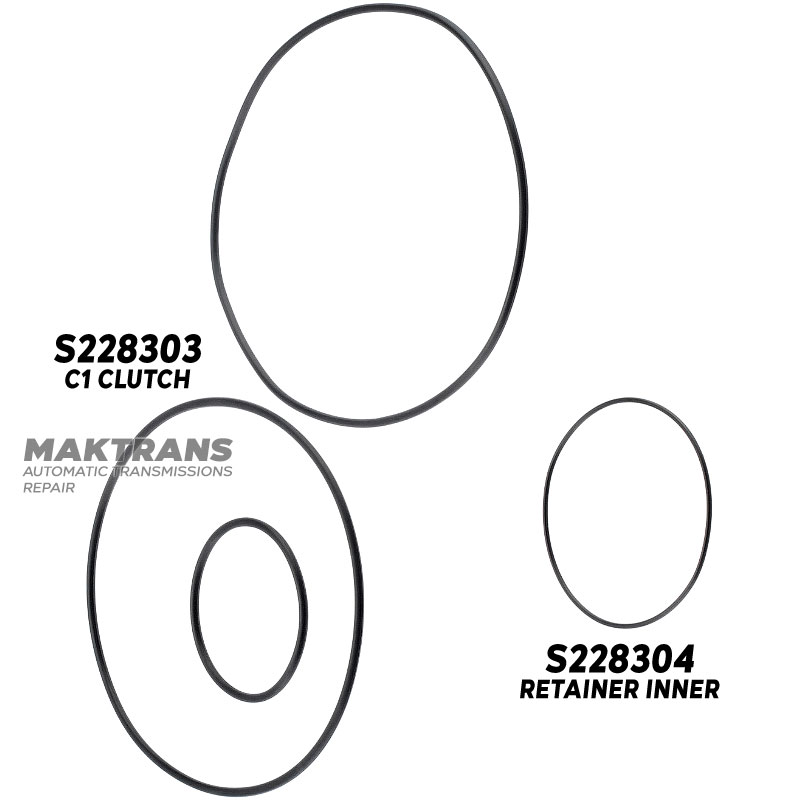Комплет прокладок U880E, U880F, AF50-8, TG81SC, 8F45, GA8F22AW