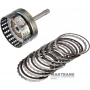 Вхідний вал / барабан K1 Clutch NISSAN RE5R05A / JATCO JR507A 3154095X02 - загальна висота 256 mm, 106 зубів, 7 фрикційних дисків (60 зубів), 24 шліци (нар.Ø 25.75 мм, довжина