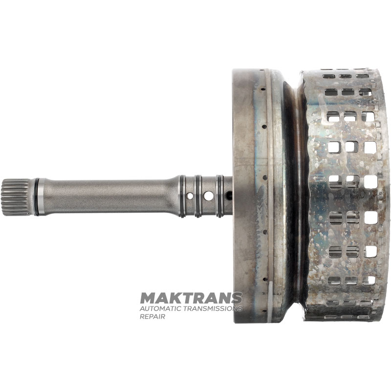 Вхідний вал / барабан K1 Clutch NISSAN RE5R05A / JATCO JR507A 3154095X02 - загальна висота 256 mm, 106 зубів, 7 фрикційних дисків (60 зубів), 24 шліци (нар.Ø 25.75 мм, довжина