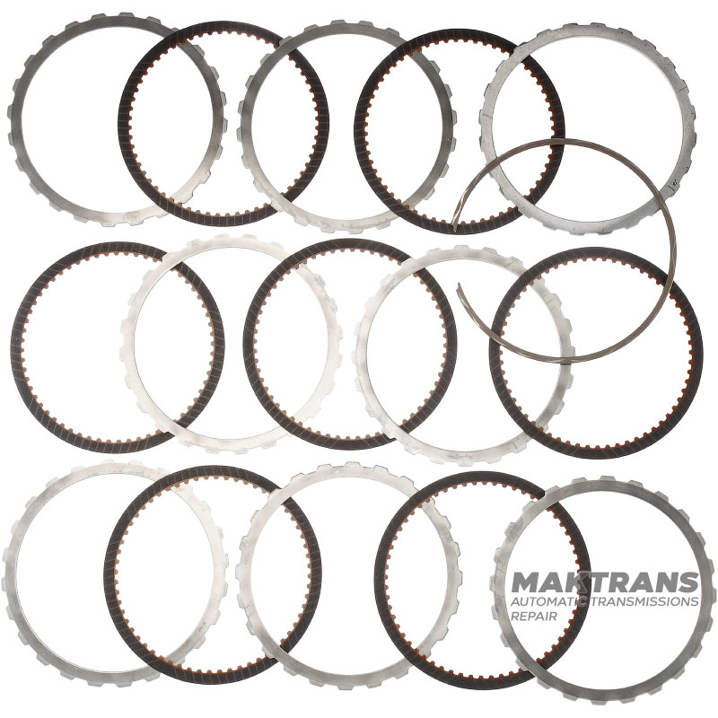 Вхідний вал / барабан K1 Clutch NISSAN RE5R05A / JATCO JR507A 3154095X02 - загальна висота 256 mm, 106 зубів, 7 фрикційних дисків (60 зубів), 24 шліци (нар.Ø 25.75 мм, довжина