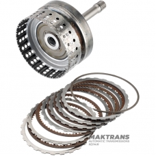 Вхідний вал / барабан K1 Clutch NISSAN RE5R05A / JATCO JR507A 3154095X02 - загальна висота 256 mm, 102 зуби, 5 фрикційних дисків (60 зубів), 24 шліци (нар.Ø 25.75 мм, довжина