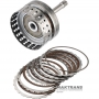 Вхідний вал / барабан K1 Clutch NISSAN RE5R05A / JATCO JR507A 3154095X02 - загальна висота 256 mm, 102 зуби, 5 фрикційних дисків (60 зубів), 24 шліци (нар.Ø 25.75 мм, довжина